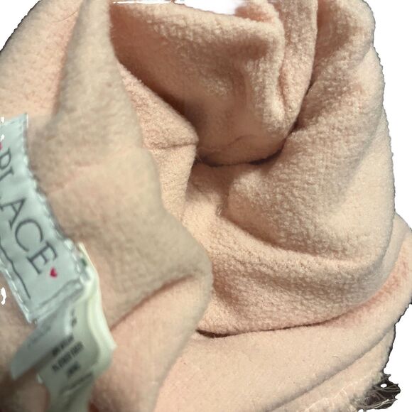 The Children's Place Pink Fuzzy Knit Beanie PomPom Hat Emoji Patches Youth XL - Picture 9 of 14